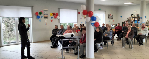 Spotkanie z KPP w Ciechanowie- kampania bezpieczny senior